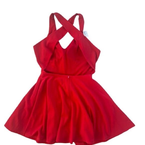 Chrystal Doll Red Sleeveless Summer Casual Tomato Girl Party Dress SZ M - Picture 3 of 12
